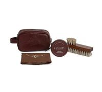 R.M.Williams Mini Travel Care Kit for Boots, Shoes and Leather Goods - Leather Bag - (Black)