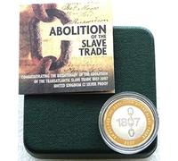 R-Mint 2007 Abolition of the Slave Trade £2 Silver proof Two Pound Coin + COA Royal Presentation box