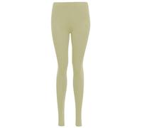 R&N FASHIONS - Girls' Kids Plain Leggings - Children & Teen Basic Stretchy Full-Length Pants for Everyday - Perfect for School, Travel, Sports (Cream, 9-10 Years)