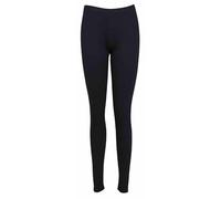 R&N FASHIONS - Girls' Kids Plain Leggings - Children & Teen Basic Stretchy Full-Length Pants for Everyday - Perfect for School, Travel, Sports (Navy Blue, 11-12 Years)