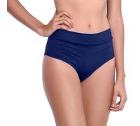 R&N FASHIONS - Girls Shiny Nylon Shorts - Hot Pants - High Waist - New Plain - Comfortable Fit - Perfect for Yoga, Ballet, Gymnastics, School, Sportswear (Navy Blue, 5 Years)