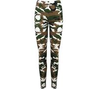R&N FASHIONS - Green Camouflage Leggings - Workout Running Yoga Leggings for Women - Premium Soft Stretchy Full Length Yoga Pants for Kids (9-10 Years)