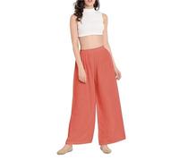 R&N FASHIONS Palazzo Pants Coral
