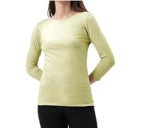 R&N FASHIONS Woman's Long Sleeve Round Neck T-Shirt Top - Stylish and Versatile - Casual Wear - Relaxed Fit - Everyday Comfort - Perfect Wardrobe Essential for All Seasons (Cream, 12, Numeric_12)