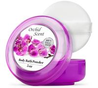 R-NEU 1 Pack Body Powder for Women with Puff, 100% Talc-Free, Majestic Orchid Scented Dust, After Bath for Soft Skin, Extra Large,(5oz)