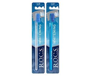 R.O.C.S. (ROCS) Toothbrush Whitening - Medium- Whitening Effect- Developped in Cooperation with Dentists