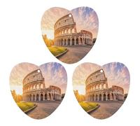 R-ome Italy Sunset Car Air Freshener 3-pack Aromatherapy Tablets Hanging Scented Cards for Rooms Bathrooms Wardrobe Love form