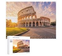 R-ome Italy Sunset Wood Puzzles for Adults And Family Game Interesting Creative Gift Wooden Jigsaw Puzzle