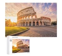 R-ome Italy Sunset Wood Puzzles for Adults And Family Game Interesting Creative Gift Wooden Jigsaw Puzzle