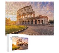 R-ome Italy Sunset Wood Puzzles for Adults And Family Game Interesting Creative Gift Wooden Jigsaw Puzzle