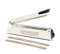 R-PACK Impulse Heat Sealer, Heavy Duty Sealing Machine with Extra 2 Replacements(white, 12inch)