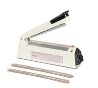 R-PACK Impulse Heat Sealer, Heavy Duty Sealing Machine with Extra 2 Replacements(white, 8inch)