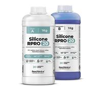 R PRO 20 (2 kg /70,55 oz) Silicone Rubber for Silicone Medium Hardness Moulds,Silicone Mould Making kit for DIY, 100% safe,high Tear Resistance,1:1 mix ratio