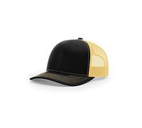 R RICHARDSON mens Baseball, Black/Vegas Gold, One size