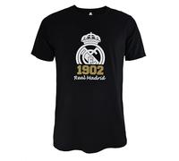 Real Madrid Cotton Tee Nº 63 Undershirt, Black/White, M