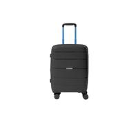 R Roncato Aviator Trolley Made of Polypropylene, black/blue, S, Hard case, made of polypropylene, expandable, 4 rotating wheels