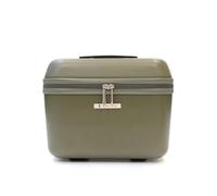R Roncato FIBRA Expandable Trolley, green, BEAUTY CASE, Hard case, expandable, rotating wheels