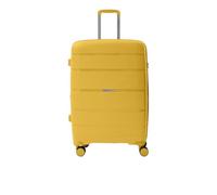 R Roncato Trolley made of polypropylene, yellow, L, Hard case, made of polypropylene, expandable, 4 rotating wheels