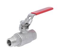 R/Rp 3/4'' 2-Piece 2-Way Stainless Steel Ball Valve 69 bar PTFE - TamesonPRO 1112-034