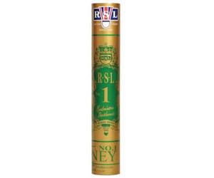 R.S.L. RSL Natural Shuttlecocks | Tourney No.1 | for Badminton and Shuttlecock, High Stability, Duck Feathers | Pack of 12, Speed 76 / Slow