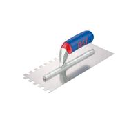 R.S.T. Notched Trowel Square 10Mm_ Soft Touch Handle 11 X 4.1/2In in Blue R.S.T. Blue