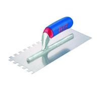 R.s.t. Notched Trowel Square 10mm Soft Touch Handle 11 X 4.1/2In Multi Colour (280 X 115mm (11 X 4 1/2 In))