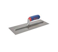 R.S.T. Plasterer'S Finishing Trowel Stainless Steel Soft Handle 14 X 4.3/4In in Blue R.S.T. Blue