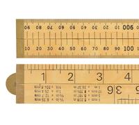 R.s.t. RSR073P Wooden 4 Fold Rule 1M / 39In (Blister Packed)