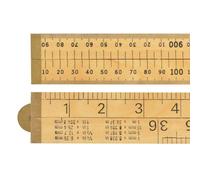R.s.t. Wooden 4 Fold Rule 1M / 39In (Blister Packed) Multi Colour (One Size)