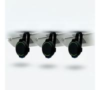 R-Satz Shop Pack of 3 Mounting Brackets Suitable for Ooono No2 Co-Driver Sun Visor Holder - Car Speed Camera Warning Attachment - Heat Resistant - Easy Installation - Made by