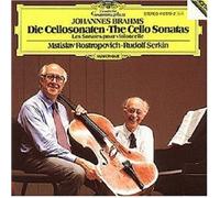 R. SERKIN/M. ROSTROPOWITSCH - JOHANNES BRAHMS-CELLOSONATEN E-MOLL+F-DUR CD NEW