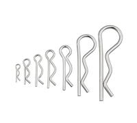 R Shaped Spring Cotter Pins, 10-100pcs M1-M7 Spring R Type Cotter Pins For Car(10pcs,M1.0x16)
