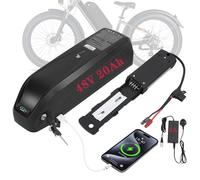 R TEAM Ebike Battery 48v 20AH with 3A Charger, USB Port,Built in Samsung 50GB Cells,Lithium Electric Bike Battery for 1200W 1000W 750W 500W 250W Motor (Bafang, AW, KT most ebike conversion kit)