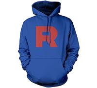 R Team - Unisex Hoodie - Blast Off Game Geeky 7-8 Years Blue