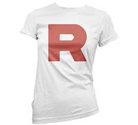 R Team - Womens T-Shirt - Blast Off Game Geeky 10 White