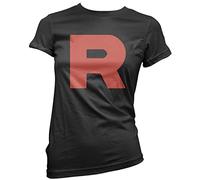 R Team - Womens T-Shirt - Blast Off Game Geeky 12 Black