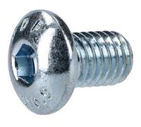 R-Tech 337341 M5 X 8 Hex Socket Button Screws Steel Bzp - Pack Of 100