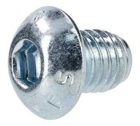 R-Tech 337357 M8 X 10 Hex Socket Button Screws Steel Bzp - Pack Of 50