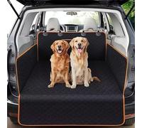 R-timer 1 Unit Car Boot Liner for BMW X3 G01 2018-2022 2023 2024, Oxford Fabric Waterproof Pet Trunk Mat Padded Dog Cargo Protector with Bumper Flap Black