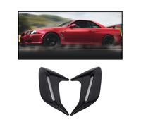R-timer 2 Pcs Car Bonnet Hood Air Vent Scoop for Audi A6 S6 RS6 4F A6 Avent 4F5 4FH Saloon Estate 2005-2011, Decorative Air Flow Intake Cover Exterior Styling Auto Body Accessories,Black