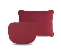 R-timer 2 Pcs Car Headrest and Lumbar Support Pillow Set for Opel Astra K B16 2015-2021, Neck Back Relief Memory Foam Cushion Breathable,Red
