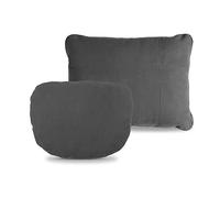 R-timer 2 Pcs Car Headrest and Lumbar Support Pillow Set for Opel Zafira B 2005-2010, Neck Back Relief Memory Foam Cushion Breathable,Black