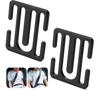 R-timer 2 PCS Car Seat Belt Adjuster for Land Rover Defender 90 Works V8 2018, Premium ABS Plastic Material Safety Neck Shoulder Guard Protector Relieve Pressure