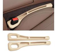 R-timer 2 Pcs Car Seat Gap Filler for Alfa Romeo 147 156 GT Giulia MY 2016 Mito, Vehicle Mounted Gap Leak Proof Filling Strip Car Gap Filler Organizer Storage Box,White