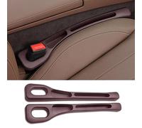 R-timer 2 Pcs Car Seat Gap Filler for Alfa Romeo 147 156 GT Giulia MY 2016 Mito, Vehicle Mounted Gap Leak Proof Filling Strip Car Gap Filler Organizer Storage Box,Brown