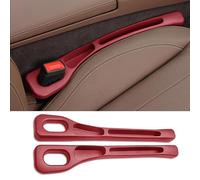 R-timer 2 Pcs Car Seat Gap Filler for Alfa Romeo 147 156 GT Giulia MY 2016 Mito, Vehicle Mounted Gap Leak Proof Filling Strip Car Gap Filler Organizer Storage Box,Red