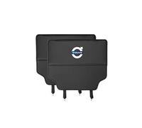 R-timer 2Pcs Automotive Chair Backrest Dirt Protectors for Volvo EX30 2023 2024, Hanging Pockets Capacity Cabin Tidy Twin Piece Shield Pad,Black