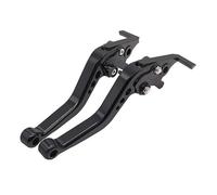 R-timer 2Pcs Brake Clutch Levers for Benelli Zafferano 250 Scooter 2020, Motorbike Adjustable Handlebar Levers Pair for Sports Performance,Black-Front and Rear disc Brakes