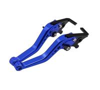 R-timer 2Pcs Brake Clutch Levers for Benelli Zafferano 250 Scooter 2020, Motorbike Adjustable Handlebar Levers Pair for Sports Performance,Blue-Front and Rear disc Brakes