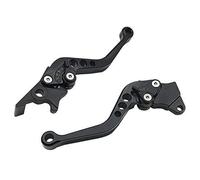 R-timer 2Pcs Brake Clutch Levers for Benelli Zafferano 250 Scooter 2020, Motorbike Adjustable Handlebar Levers Pair for Sports Performance,Black-Front disc Rear Drum Brakes